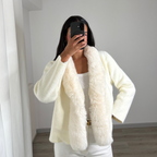 Gilet NINA en 100% coton – Crème