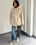 Manteau court ISIDORA – Greige